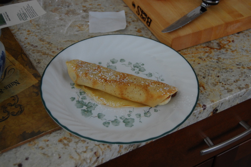 a finished crepe